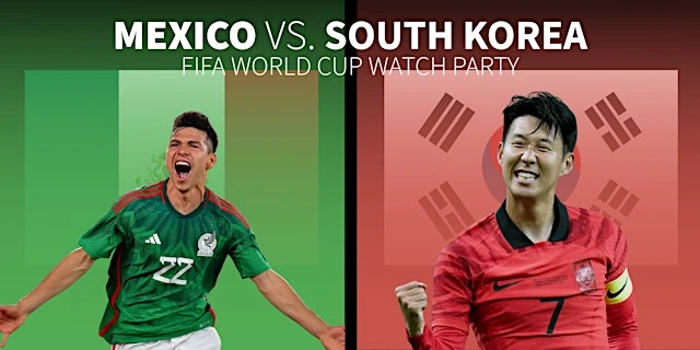 Mexico vs South Korea World Cup 2026 Live Watch Party